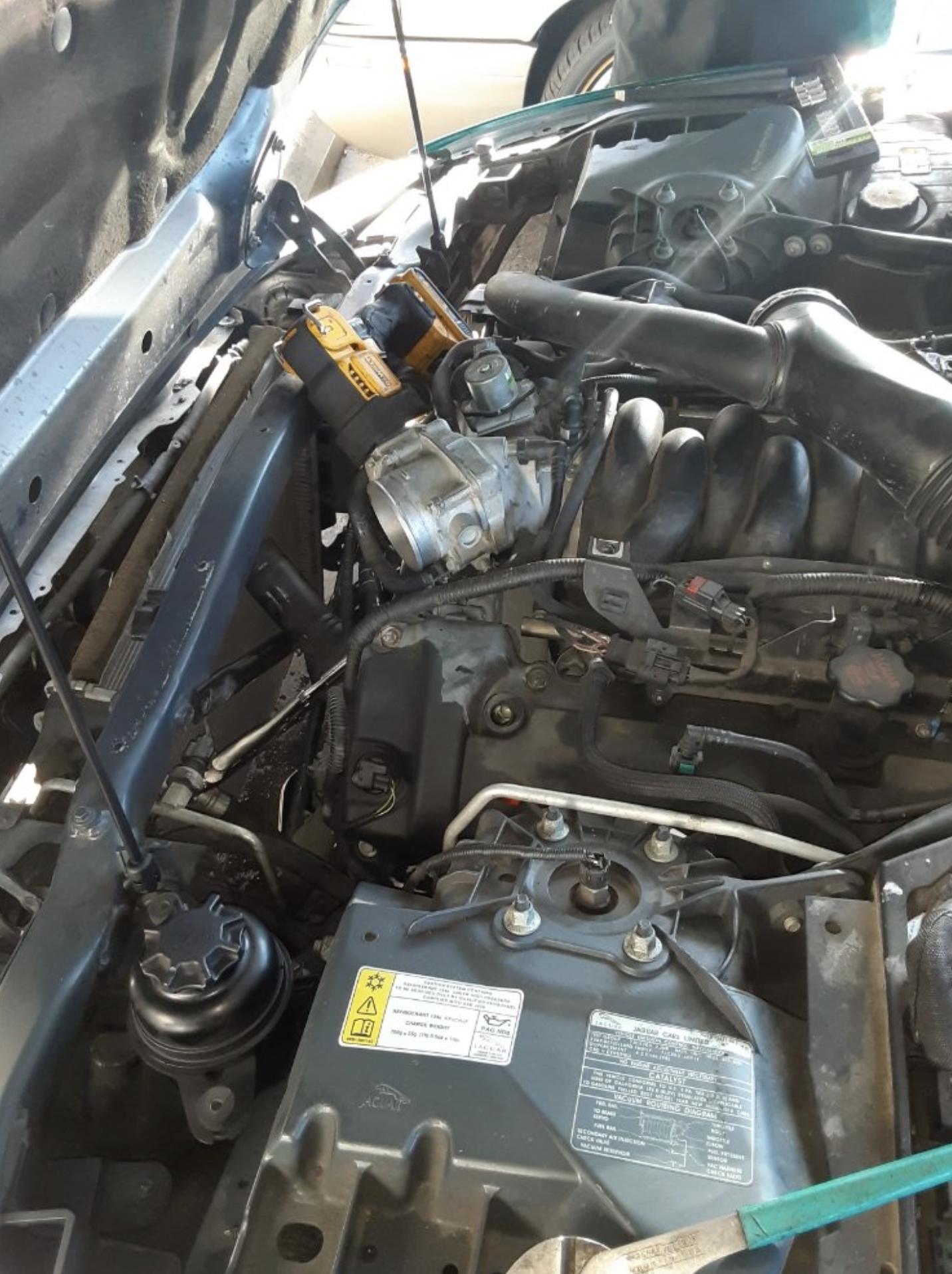this image shows engine repair in Santa Ana, CA